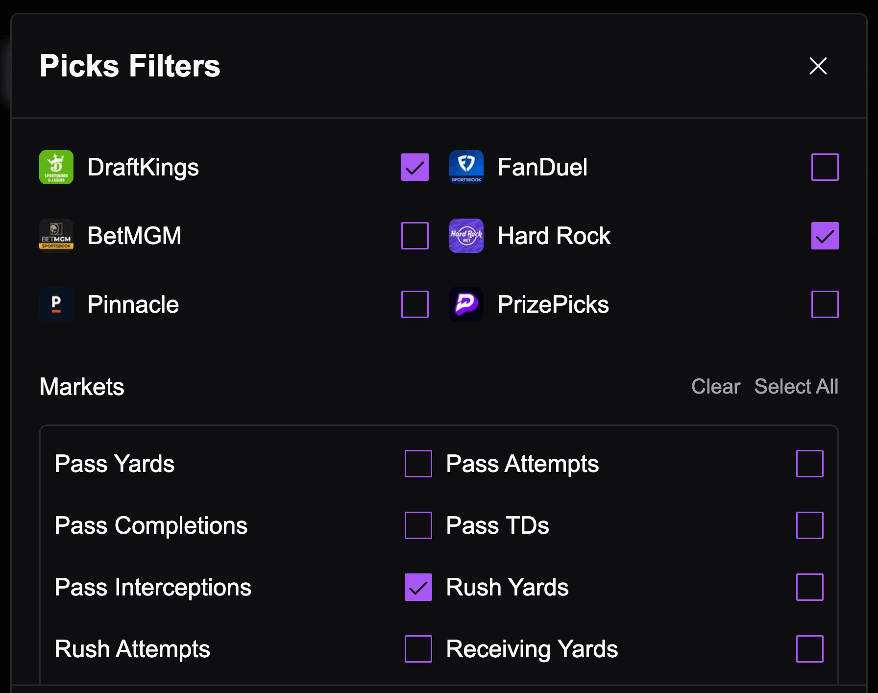 Advanced Filters